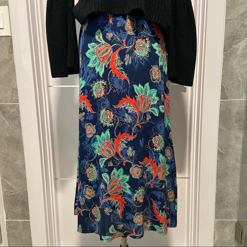 Euc Appleseed’s Multicolor Patterned Fully Lined … - image 1